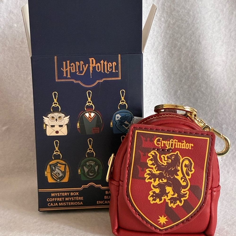 Brand New, Open Box, Harry Potter Gryffindor Loungefly Bag Charm